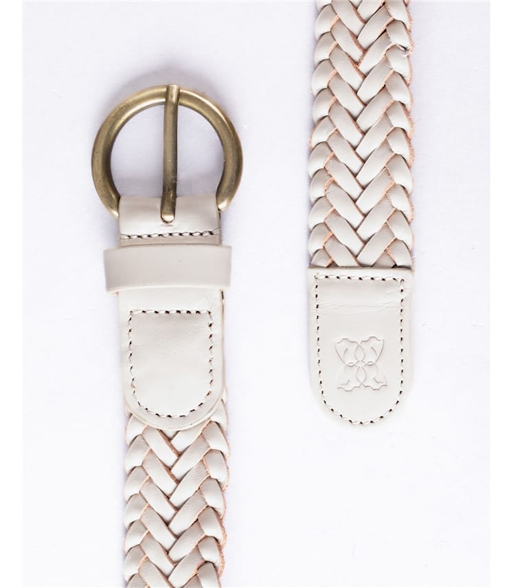 Waverton Leather Woven Belt