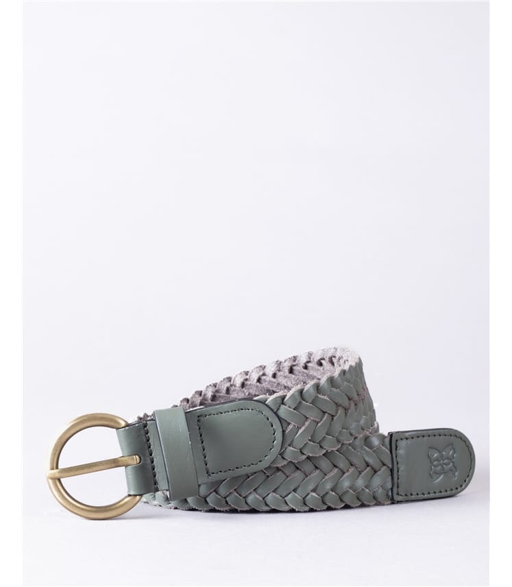 Waverton Leather Woven Belt