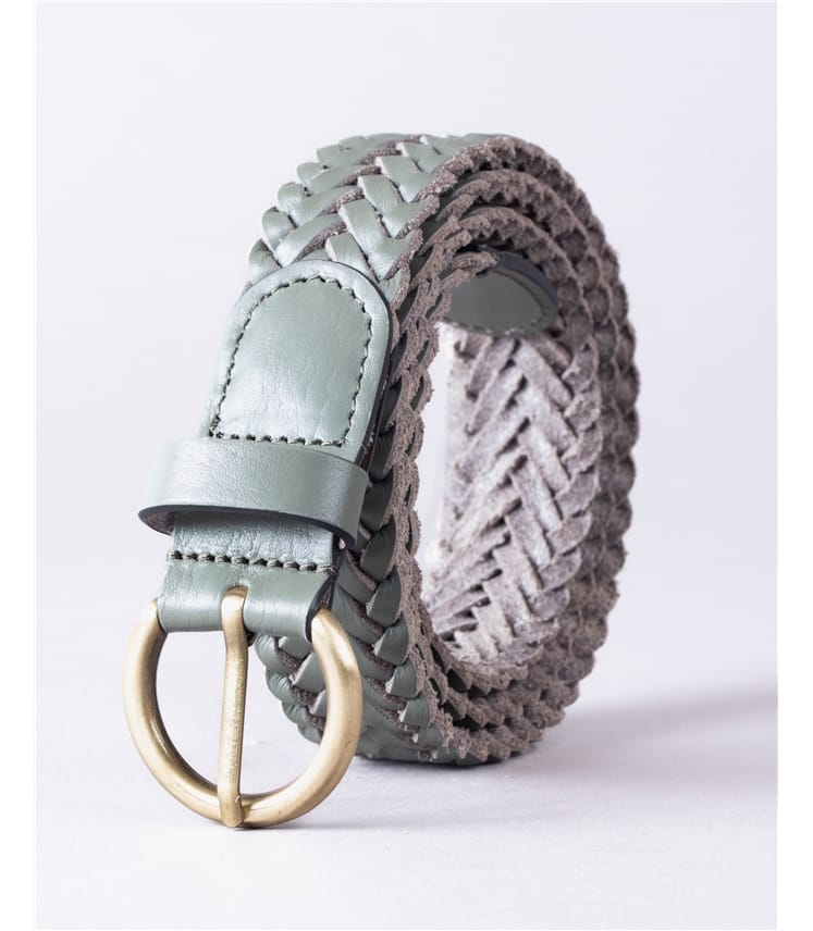 Waverton Leather Woven Belt