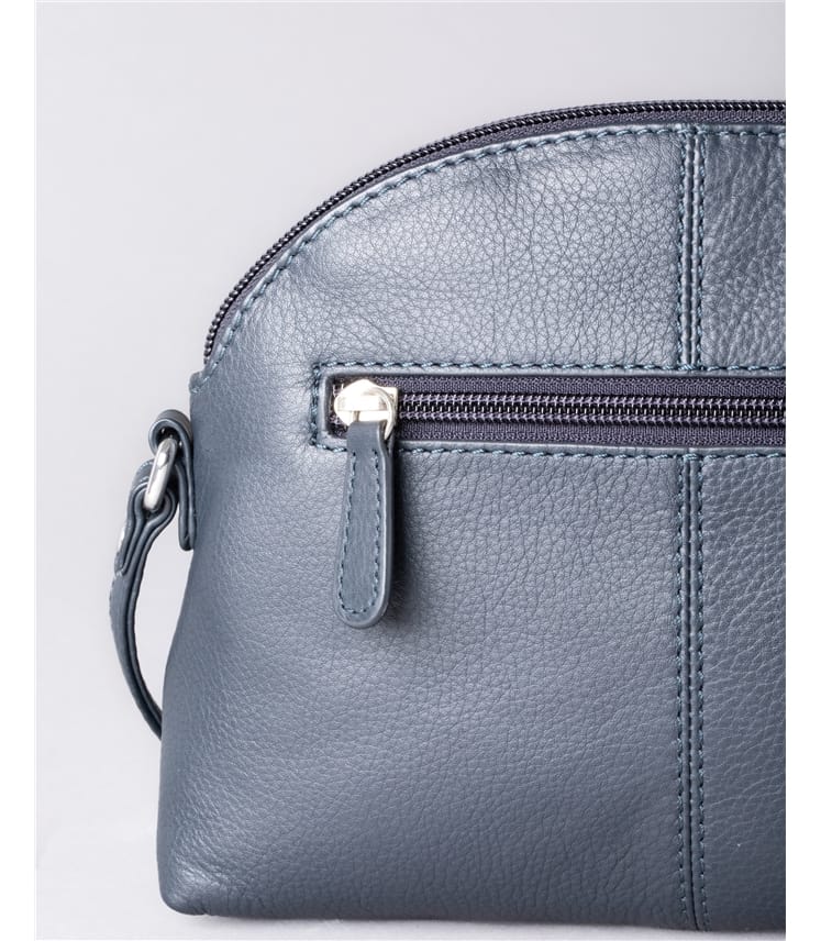 Elterwater Curved Leather Cross Body Bag