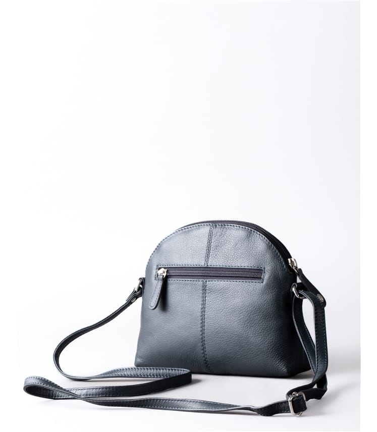 Elterwater Curved Leather Cross Body Bag