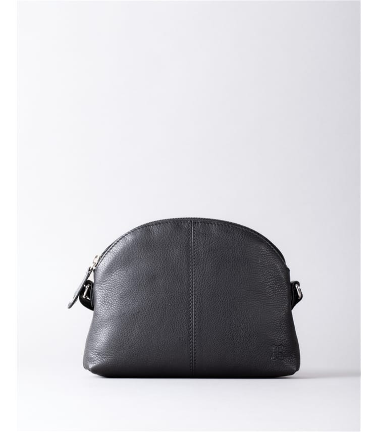 Elterwater Curved Leather Cross Body Bag