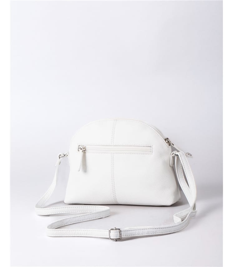 Elterwater Curved Leather Cross Body Bag