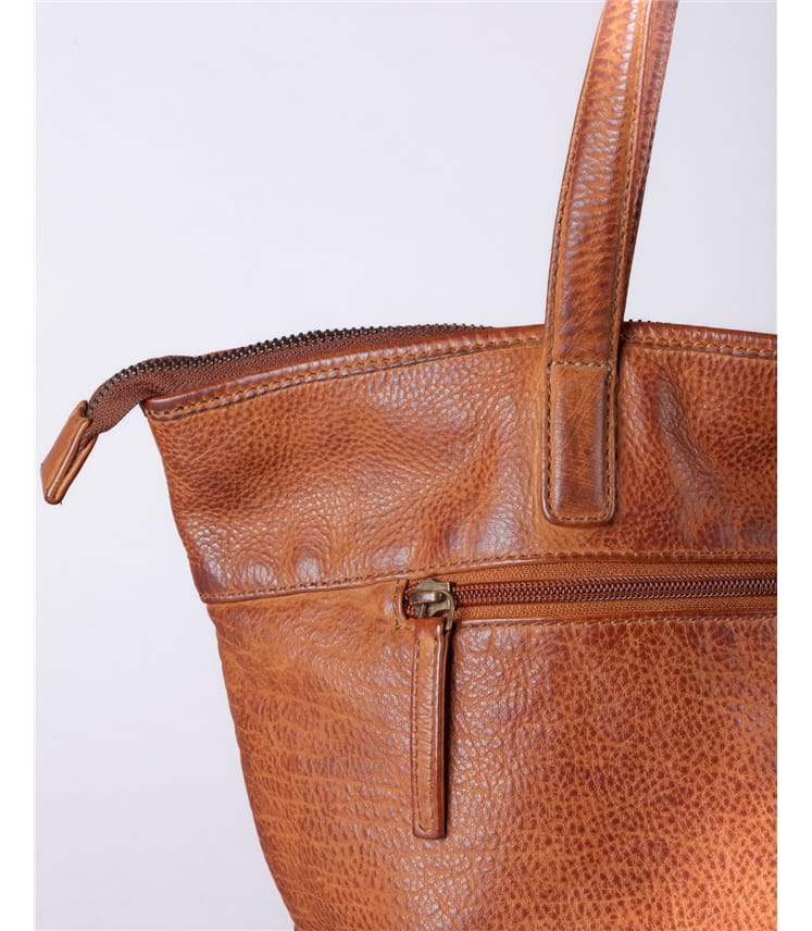 Wreay Leather Shopper Bag