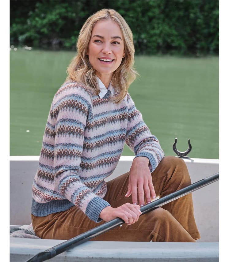 Frosted Fairisle Raglan Jumper