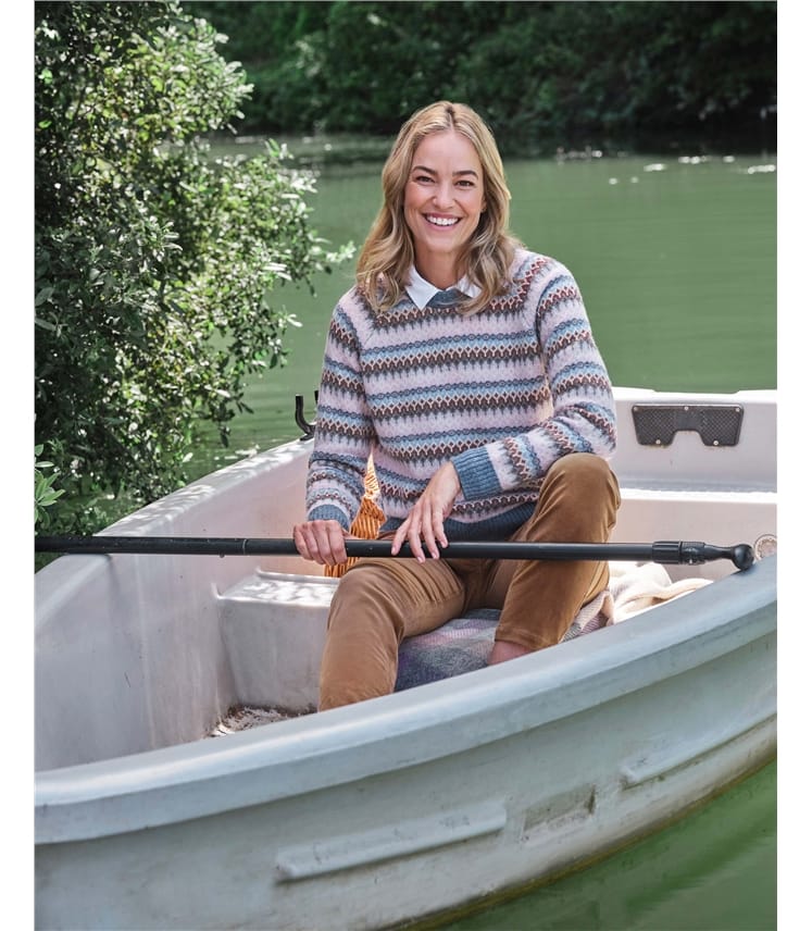 Frosted Fairisle Raglan Jumper