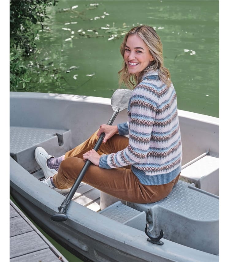 Frosted Fairisle Raglan Jumper