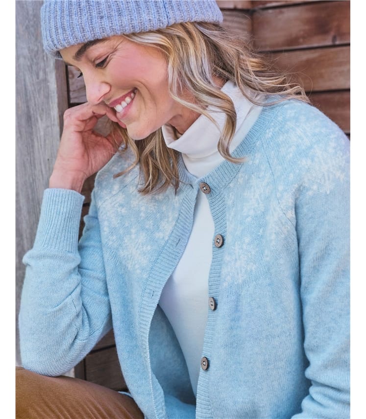 Whistler Fairisle Yoke Cardigan