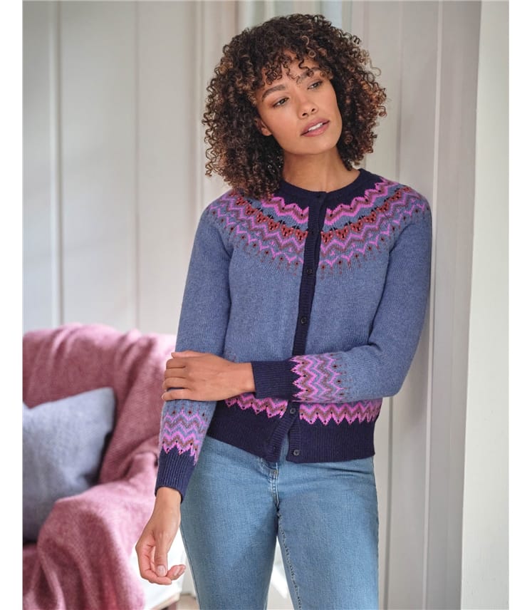 Nordic Fairisle Yoke Cardigan