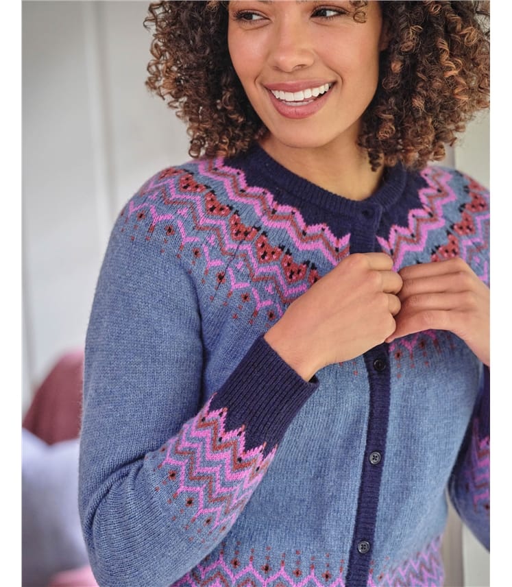 Nordic Fairisle Yoke Cardigan