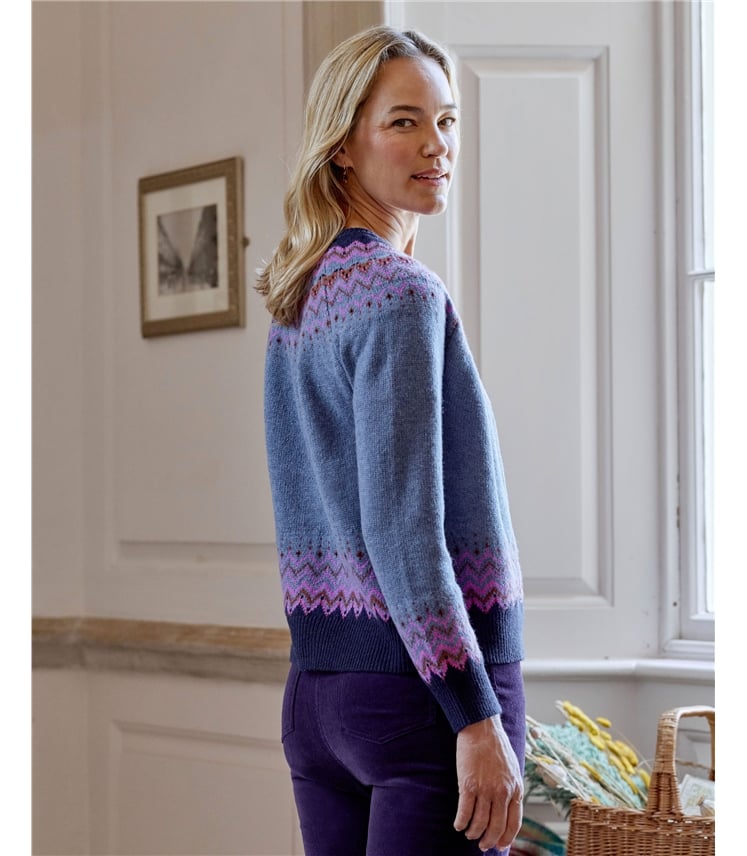 Nordic Fairisle Yoke Cardigan
