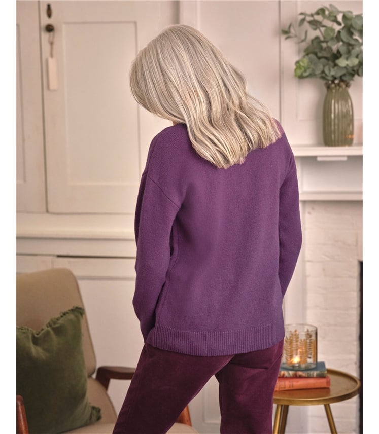 Floral Embroidered Sparkle Jumper