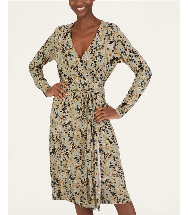 Ariyah Bamboo Wrap Dress