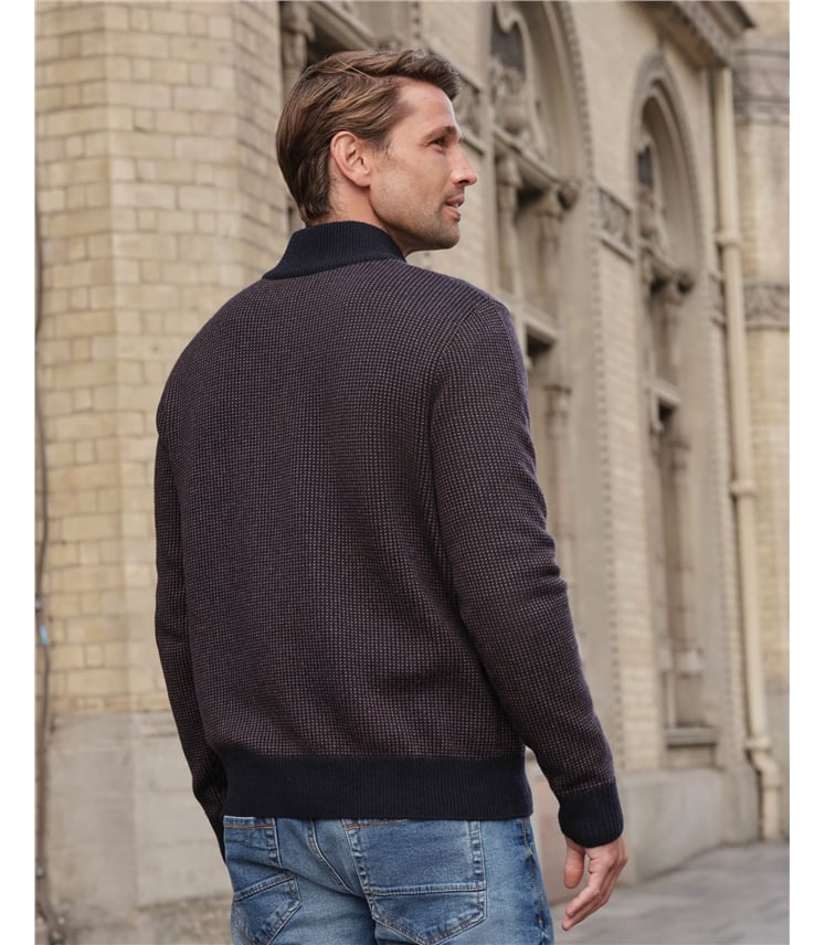 Birdseye 1/2 Zip Sweater