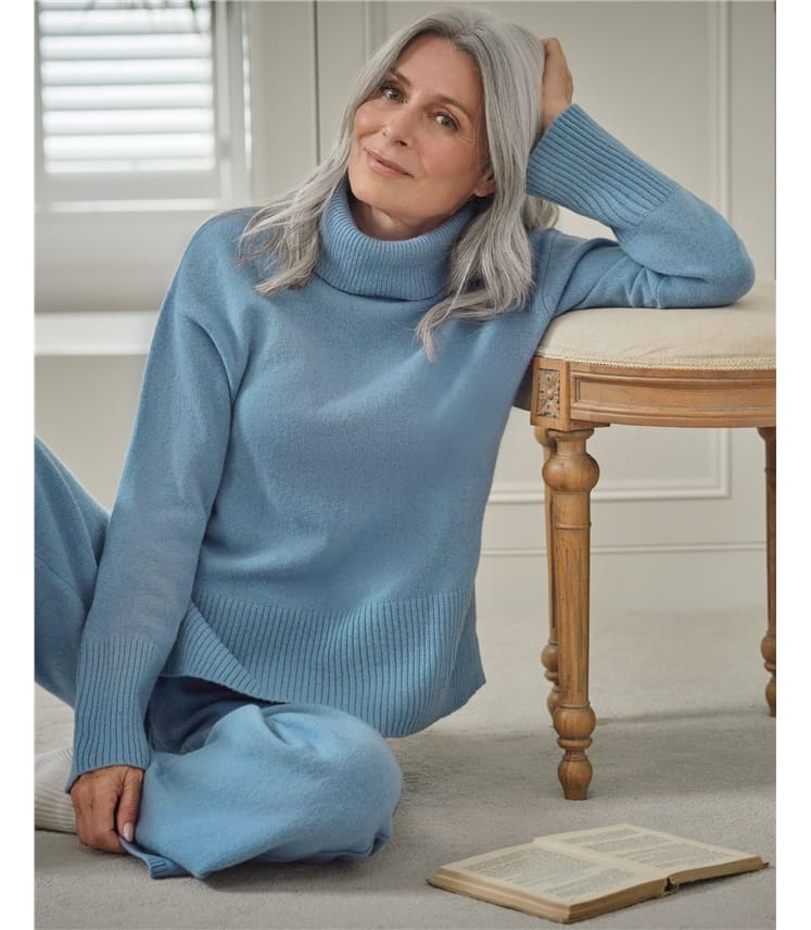 Boxy High Neck Jumper