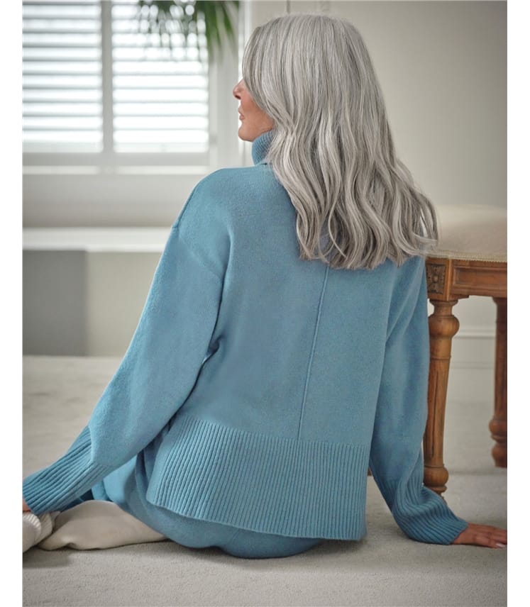 Boxy High Neck Jumper