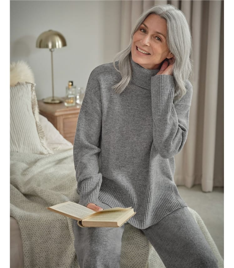 Boxy High Neck Jumper