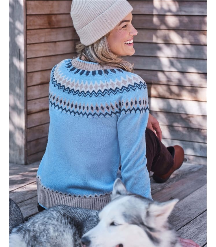 Fairisle Yoke Crewneck Jumper