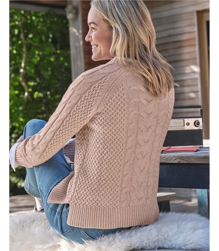 Cable Crewneck Jumper