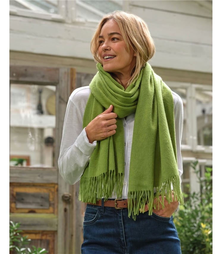 Écharpe à franges - Femme - Pure Laine