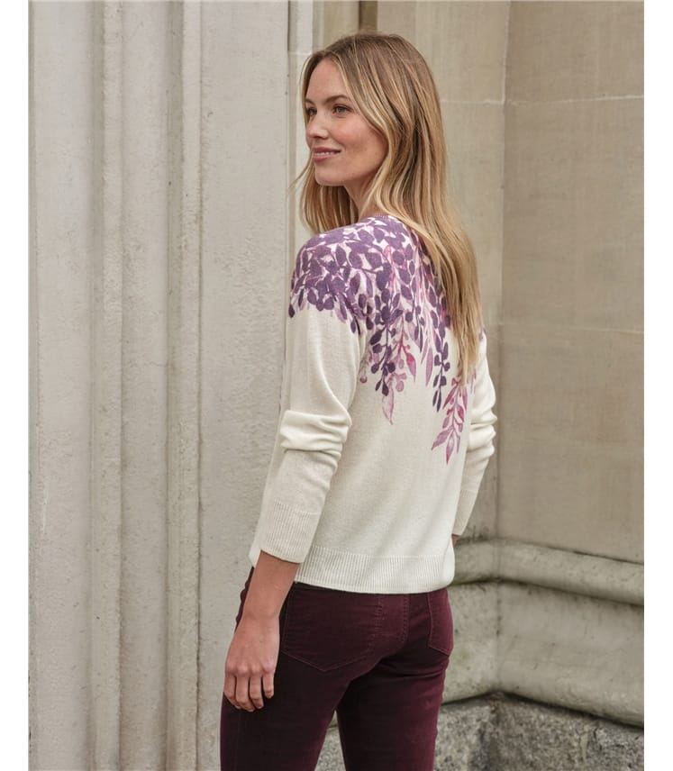 Gassato Floral Cascade Sweater