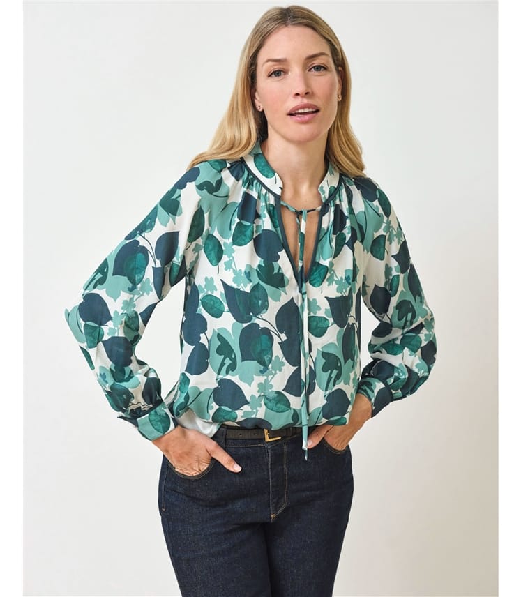 Tie Neck Detail Blouse