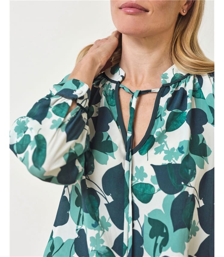 Tie Neck Detail Blouse