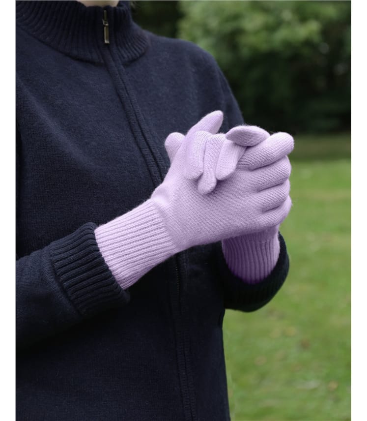 Cashmere Merino Ribbed Gloves
