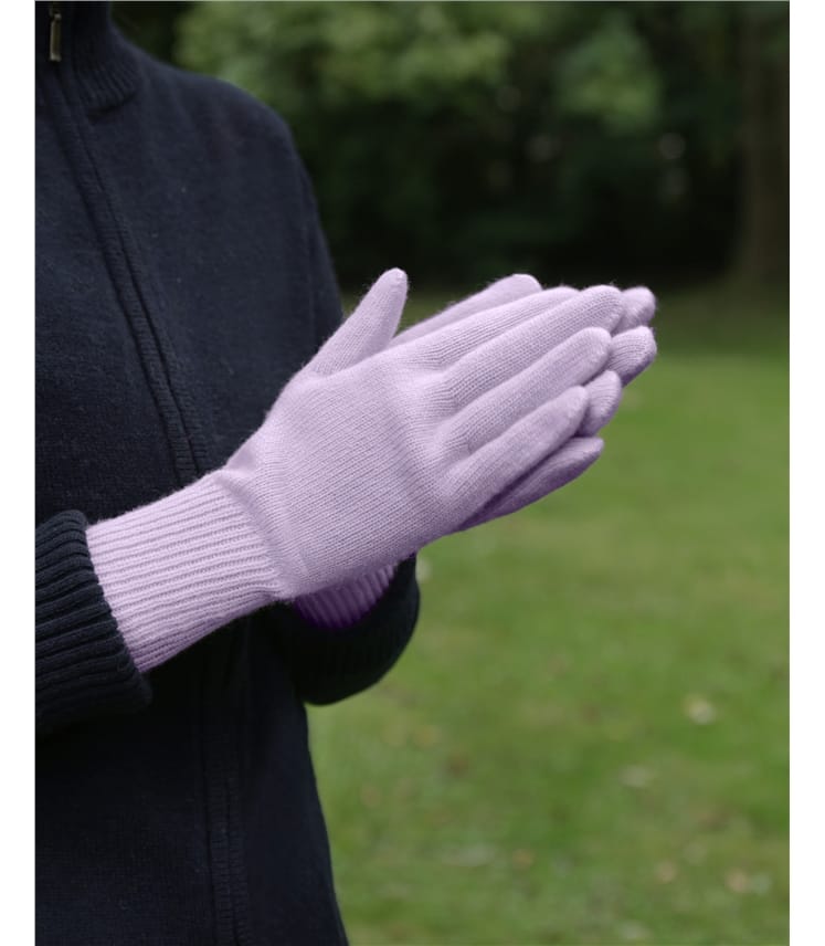 Cashmere Merino Ribbed Gloves