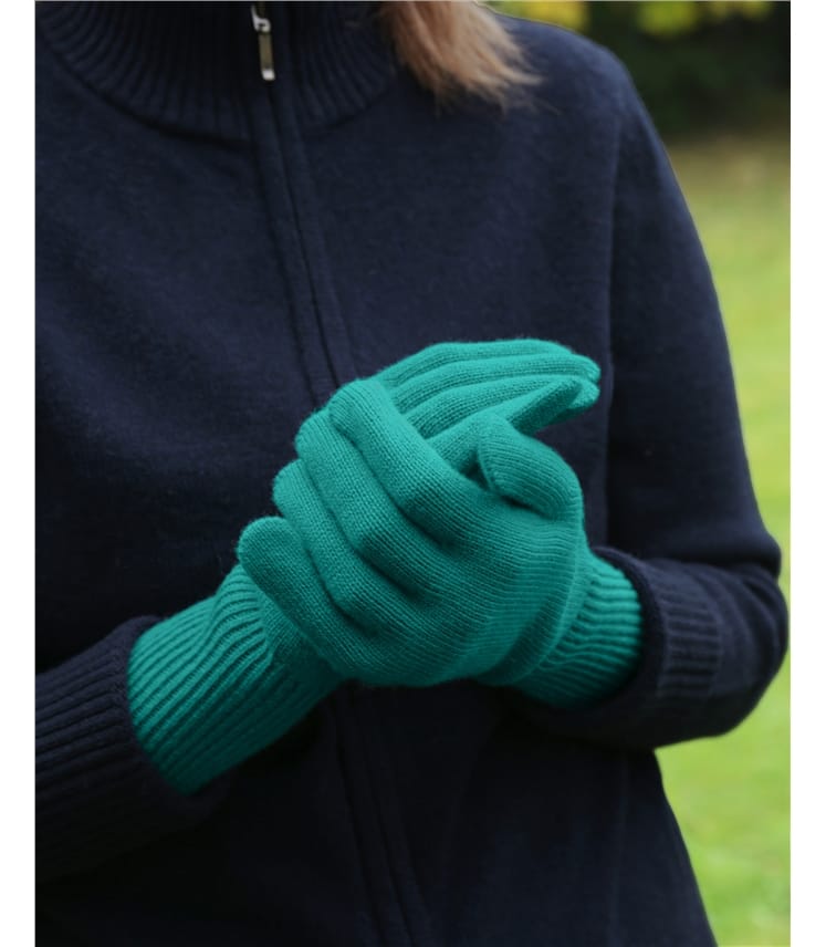 Cashmere Merino Ribbed Gloves