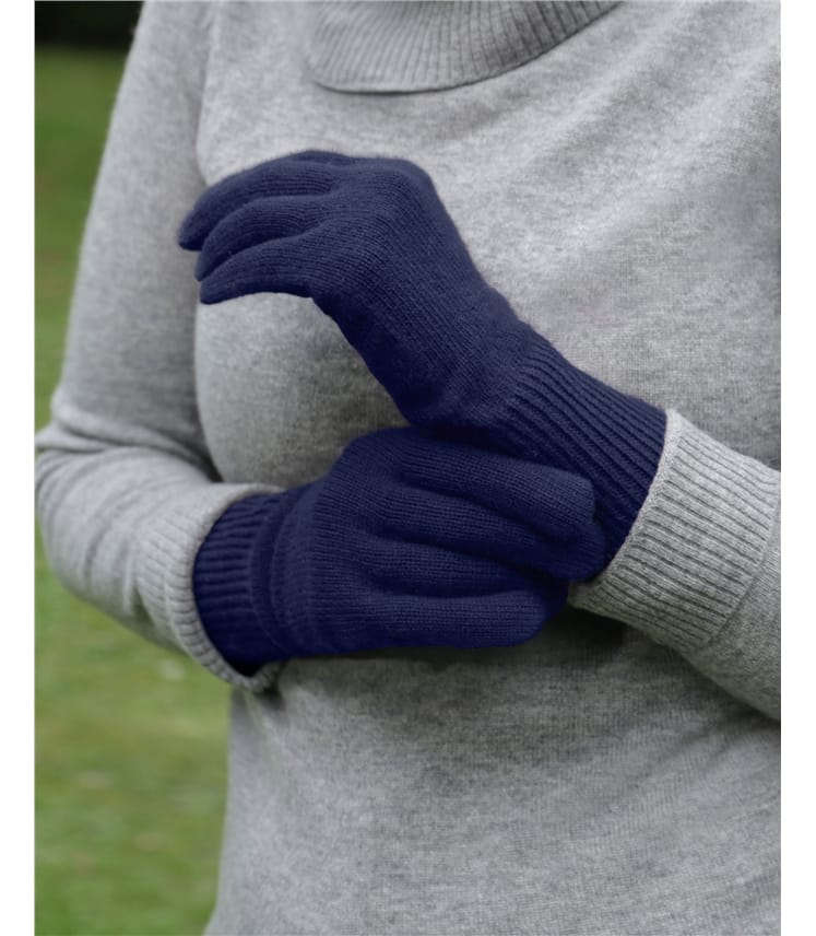 Cashmere Merino Ribbed Gloves