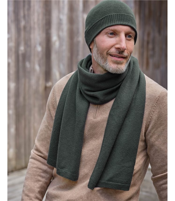 Mens Cashmere Merino Hat