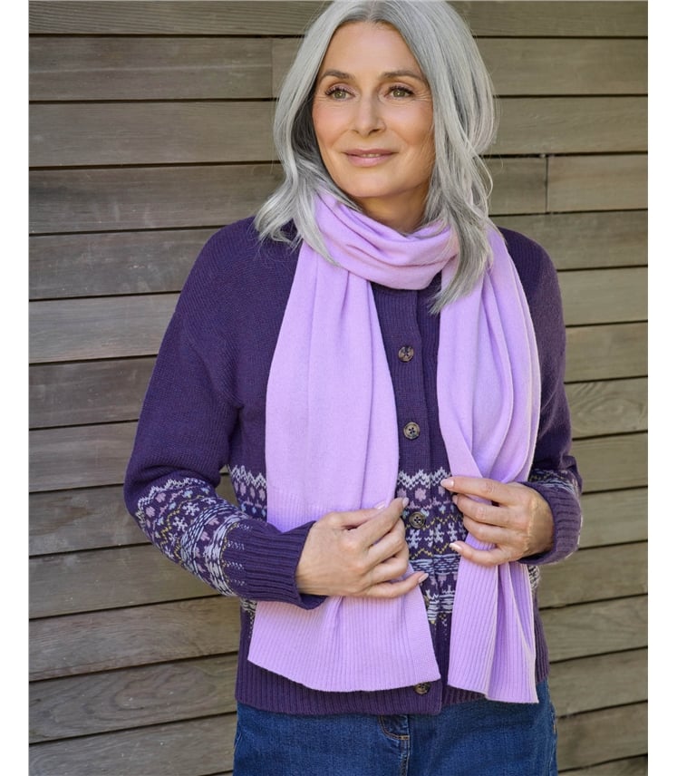 Cashmere Merino Rippenschal