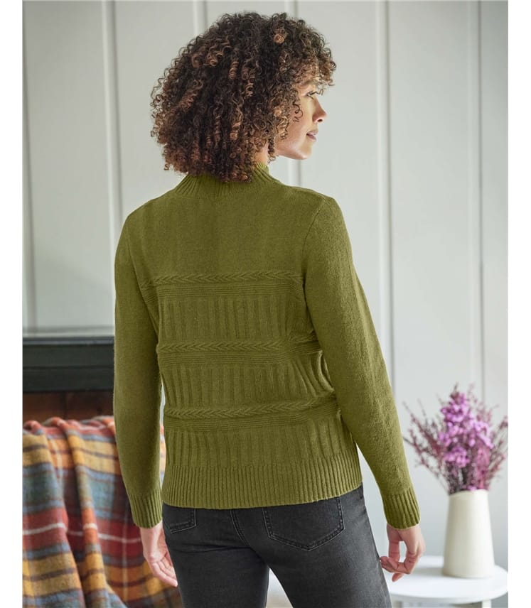 Texture Turtle Neck Jumper