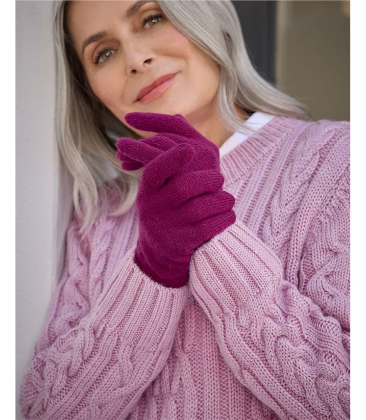 Womens Essential Lambswool Glove