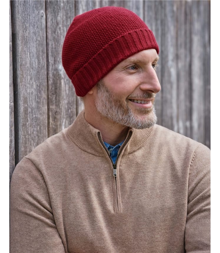 Bonnet en laine d'agneau essentiel pour hommes