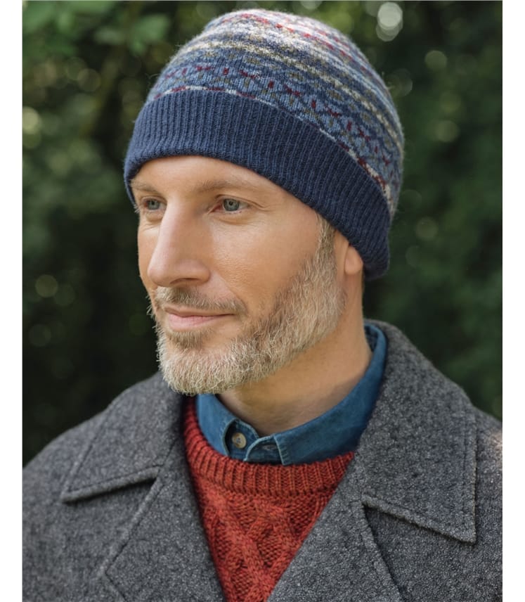Mens Fairisle Lambswool Hat