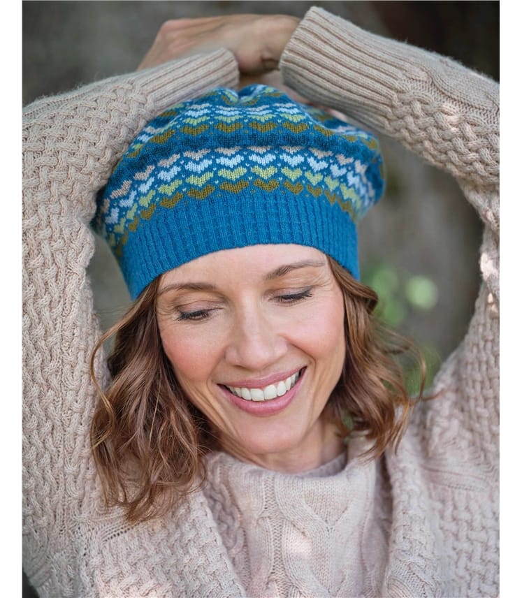 Heart Fairisle Beret
