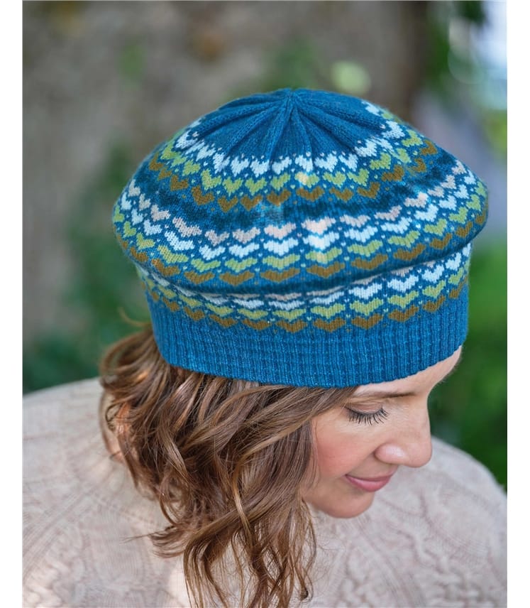 Heart Fairisle Beret