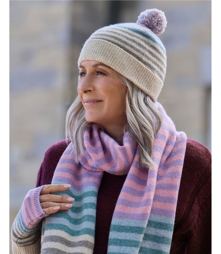 Multi Stripe Lambswool Hat