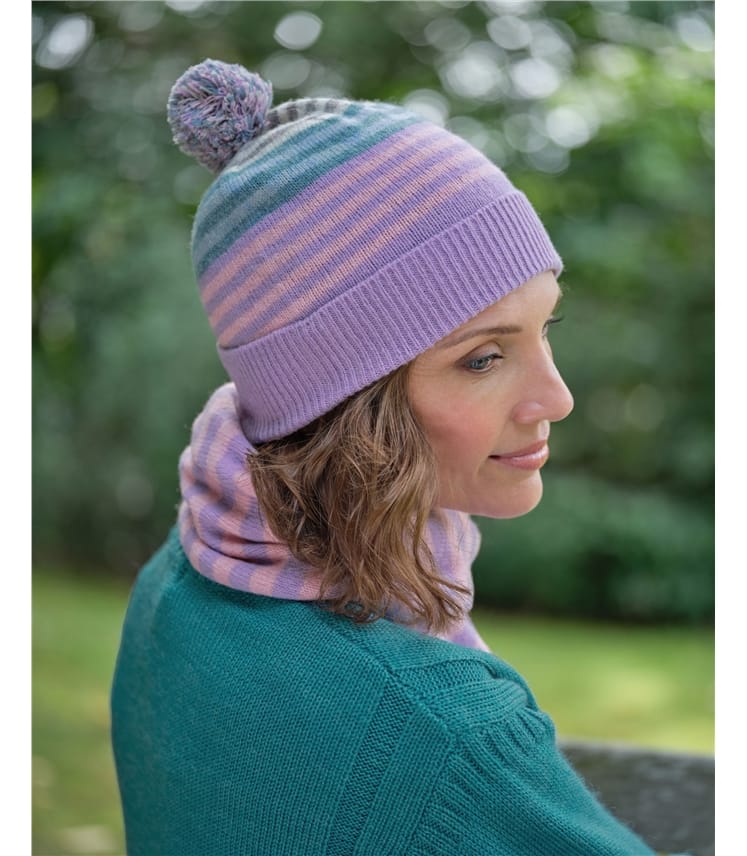 Multi Stripe Lambswool Hat