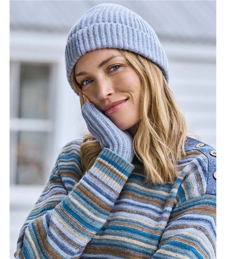 Ribbed Beanie Hat