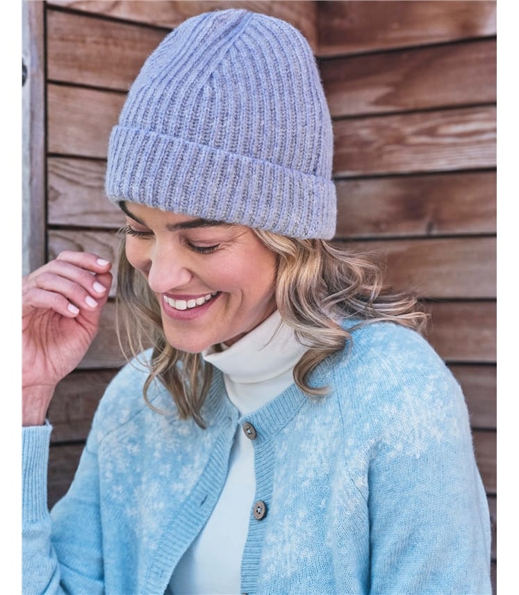 Ribbed Beanie Hat