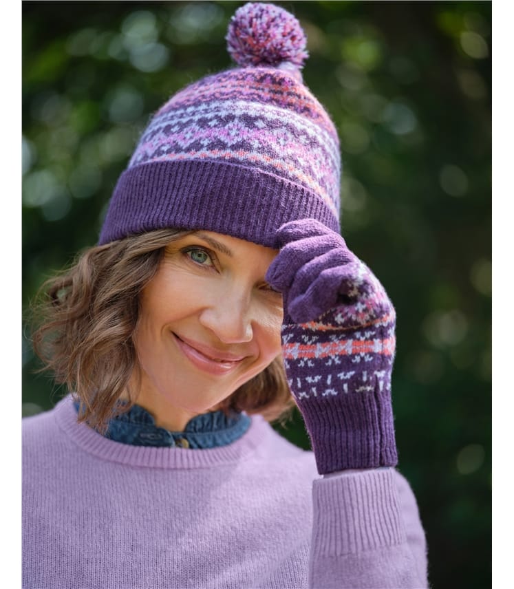 Womens Fairisle Lambswool Hat