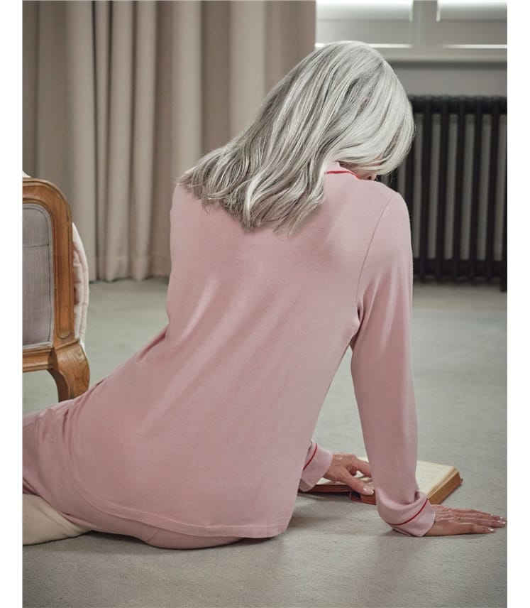 Jersey Revere Collar PJ Top