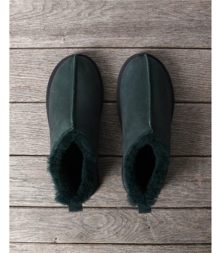 Herren-Boots aus Veloursleder und Lammfell