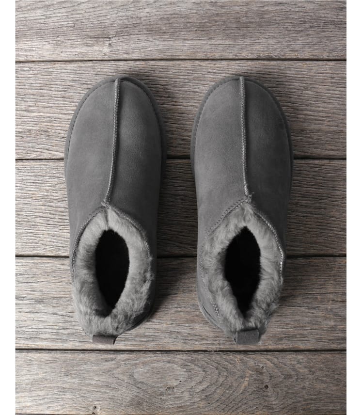Mens Suede & Sheepskin Short Boot