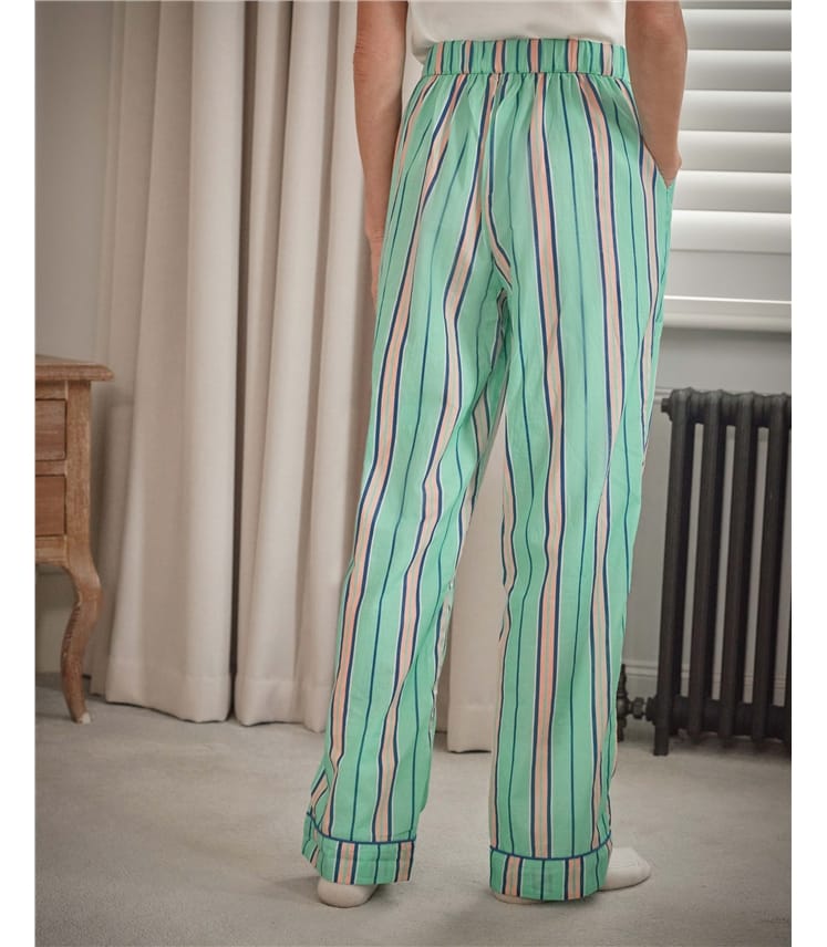 Bas de pyjama tissé