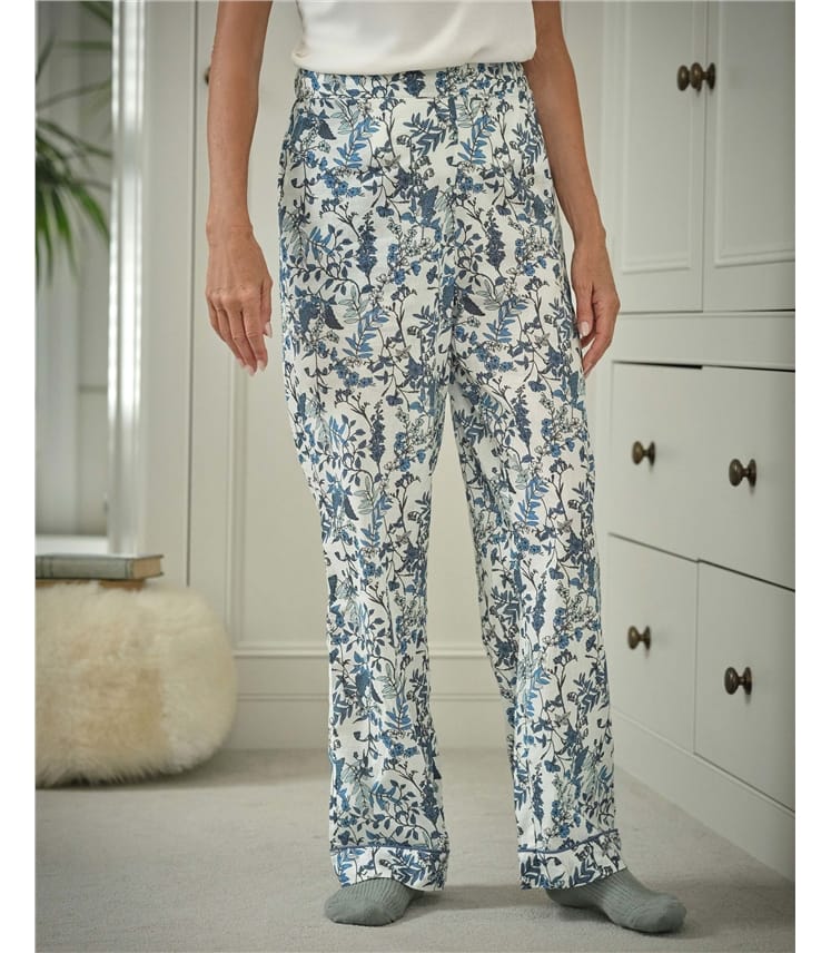Bas de pyjama tissé