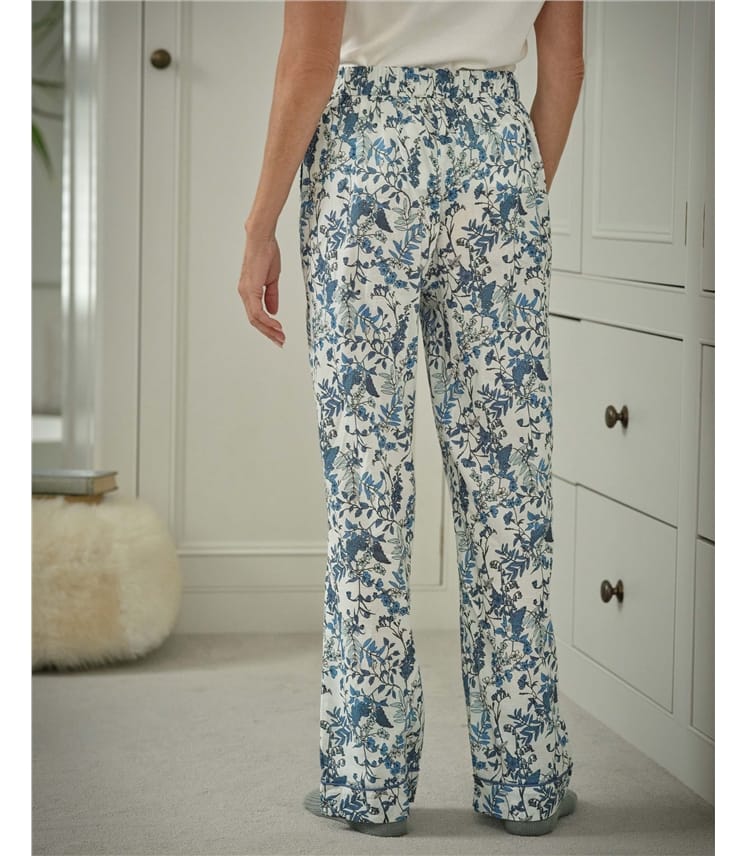 Bas de pyjama tissé
